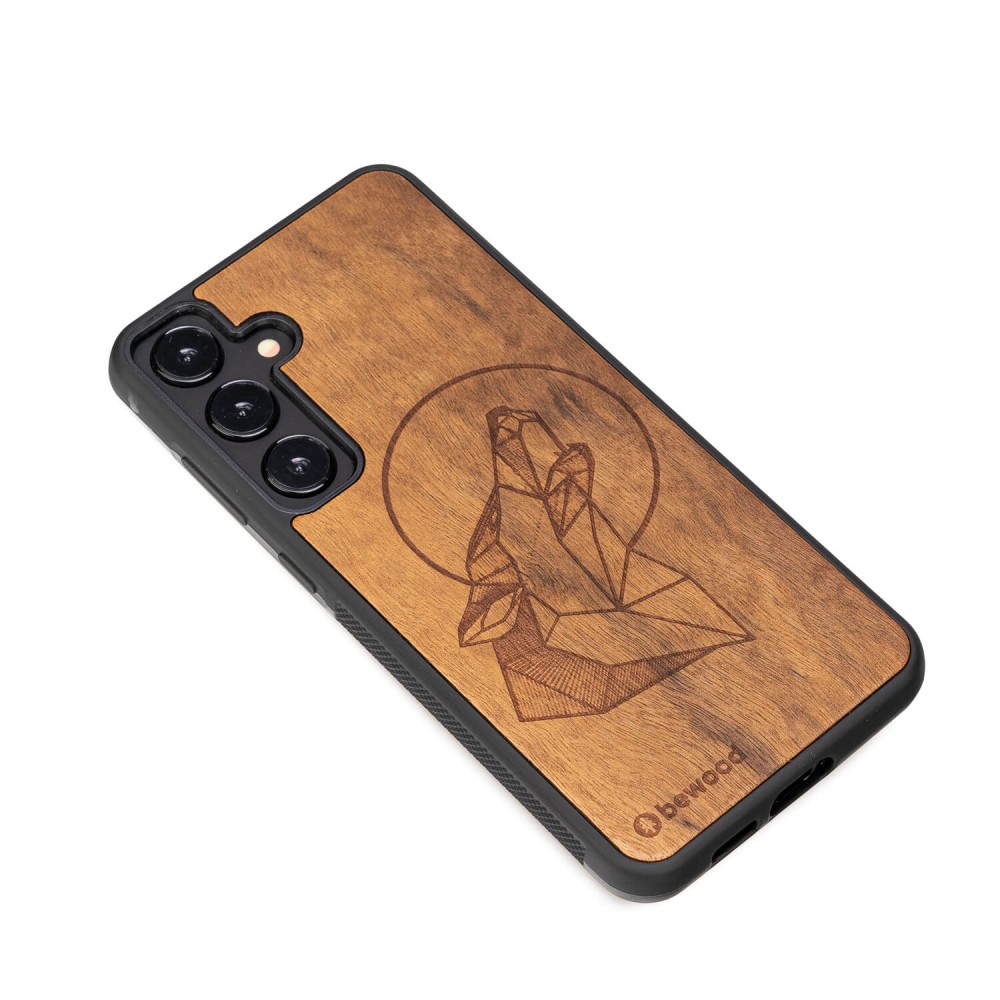 Samsung Galaxy S24 Plus Wolf Imbuia Bewood Wood Case
