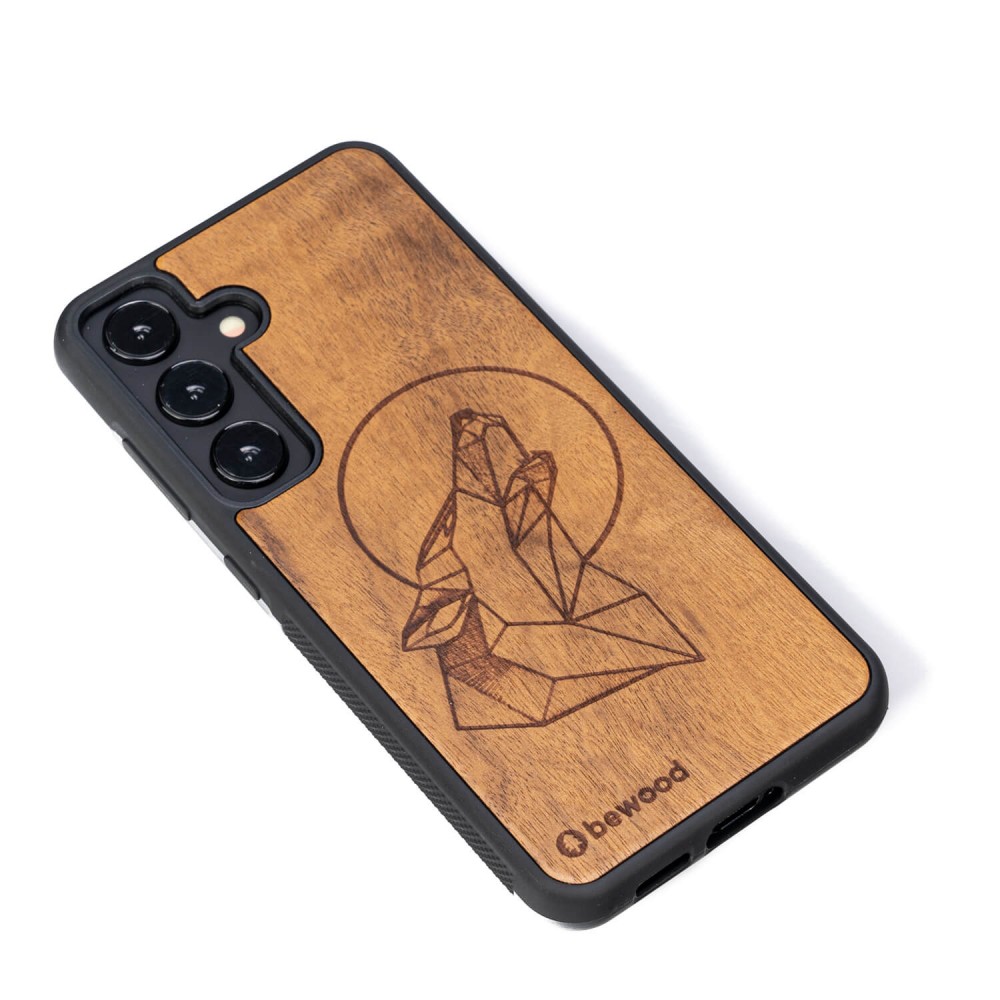 Samsung Galaxy A55 5G Wolf Imbuia Bewood Wood Case