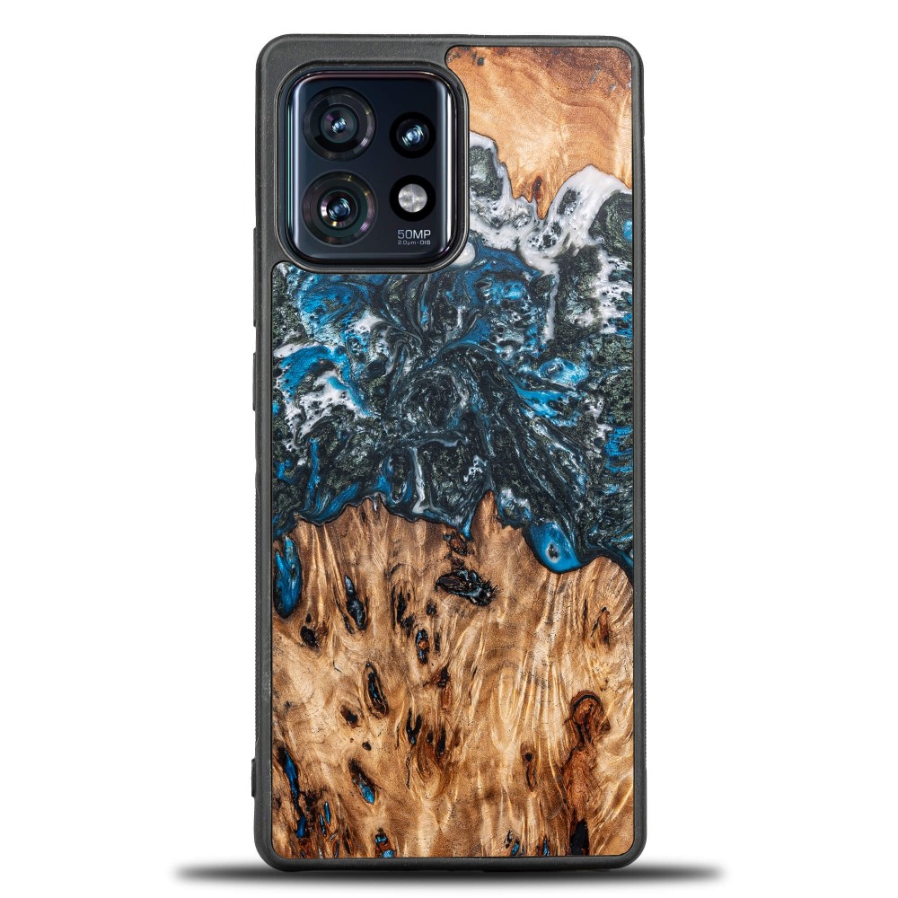 Bewood Resin Case - Motorola Edge 40 Pro - Planets - Earth