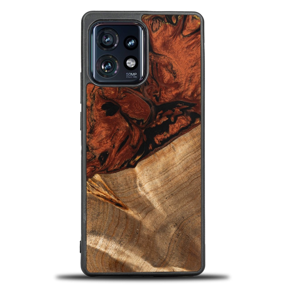 Bewood Resin Case - Motorola Edge 40 Pro - 4 Elements - Fire