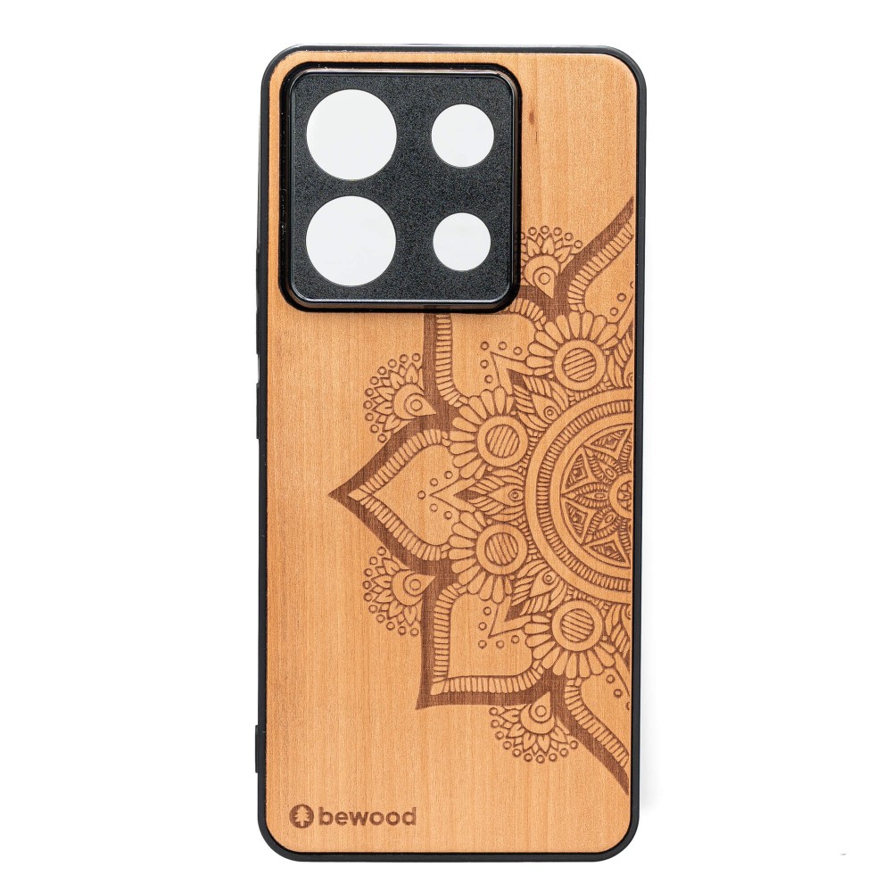 Drewniane Etui Bewood do Xiaomi Redmi Note 13 5G MANDALA JABŁOŃ