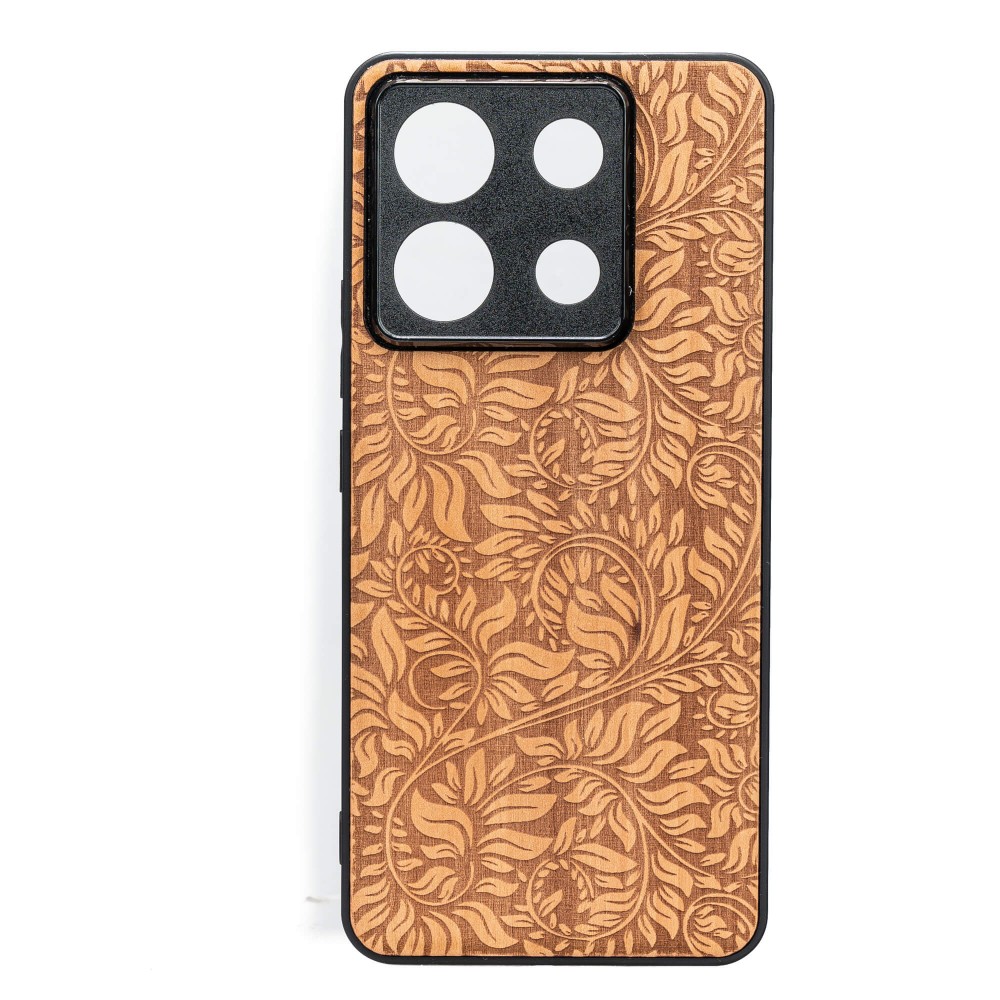 Drewniane Etui Bewood do Xiaomi Redmi Note 13 Pro 5G LIŚCIE JABŁOŃ