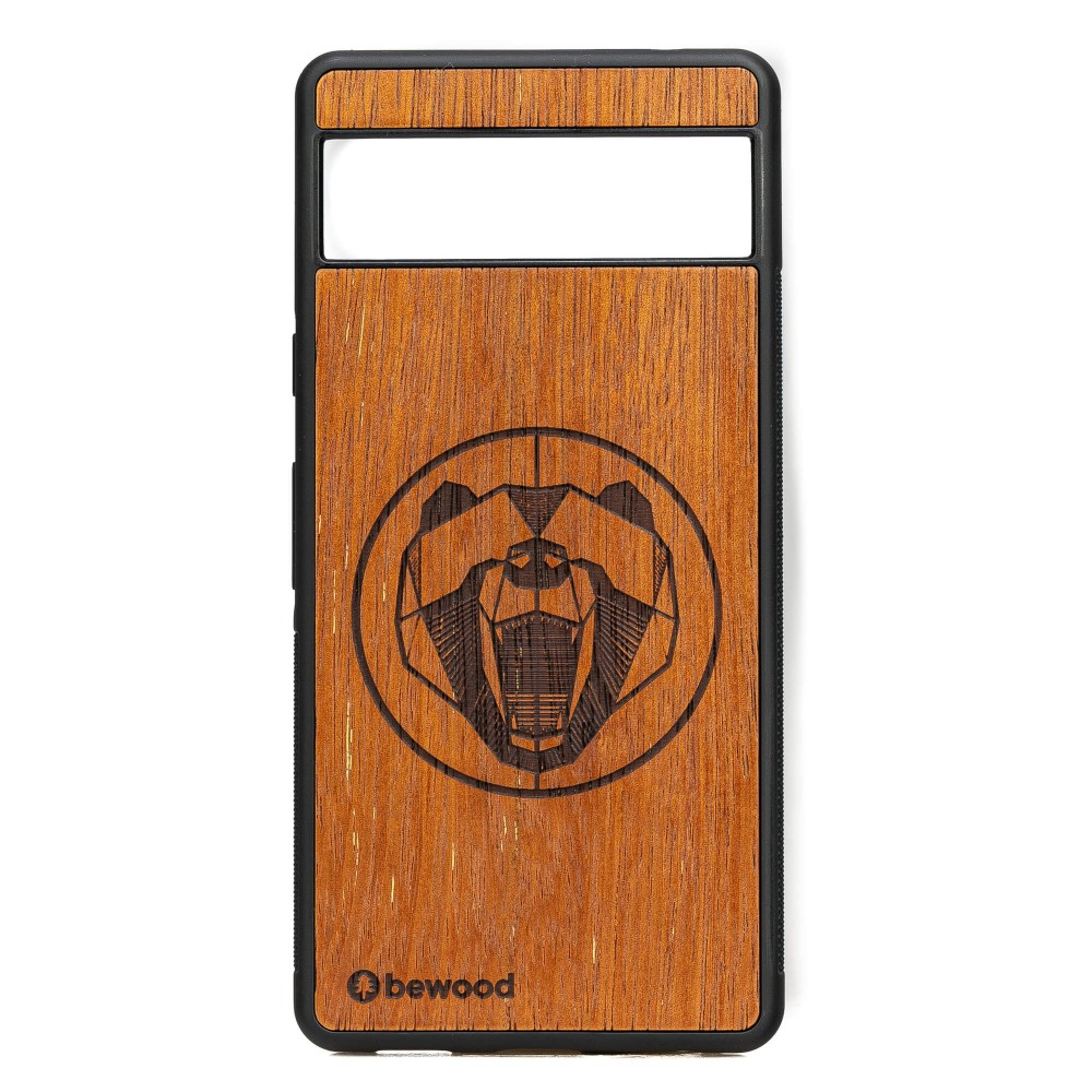 Google Pixel 7A Bear Merbau Bewood Wood Case