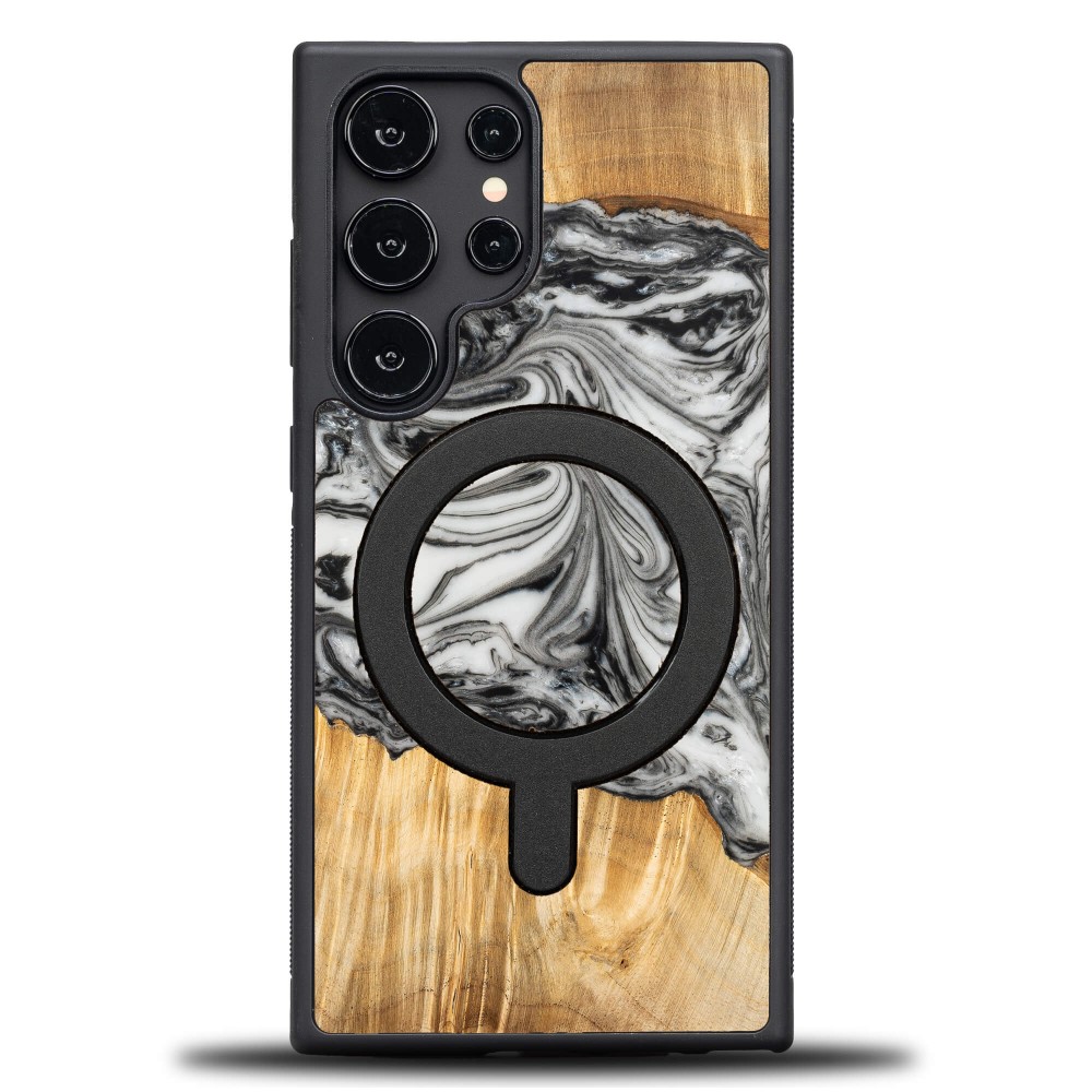 Etui Bewood Unique na Samsung Galaxy S24 Ultra - 4 Żywioły - Ziemia z MagSafe