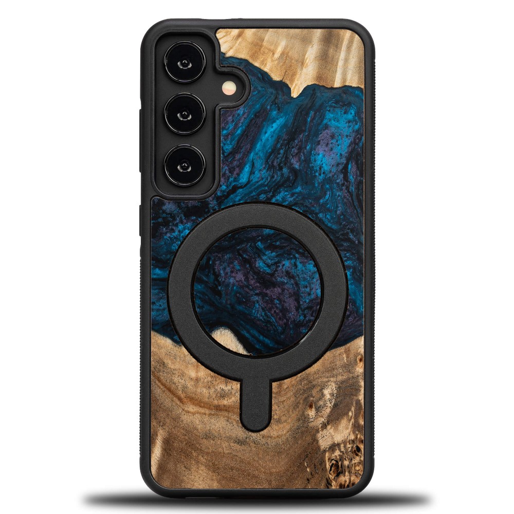 Bewood Resin Case - Samsung Galaxy S24 - Planets - Neptune - MagSafe
