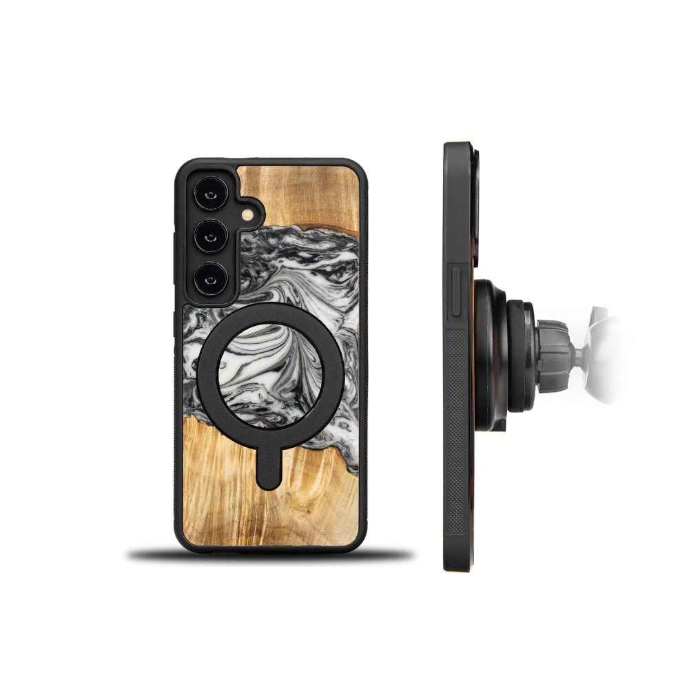 Etui Bewood Unique na Samsung Galaxy S24 - 4 Żywioły - Ziemia z MagSafe