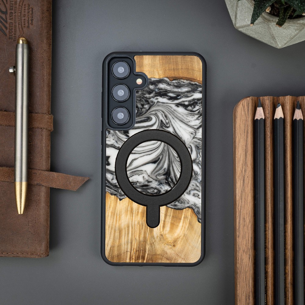 Bewood Resin Case - Samsung Galaxy S24 Plus - 4 Elements - Earth - MagSafe