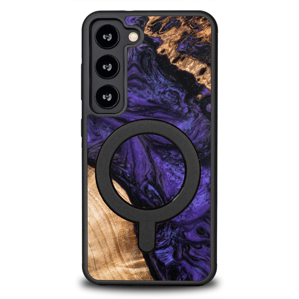Bewood Resin Case - Samsung Galaxy S23 - Violet - MagSafe