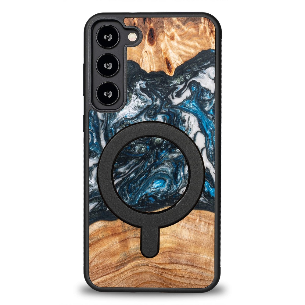 Etui Bewood Unique na Samsung Galaxy S23 Plus - Planets - Ziemia z MagSafe