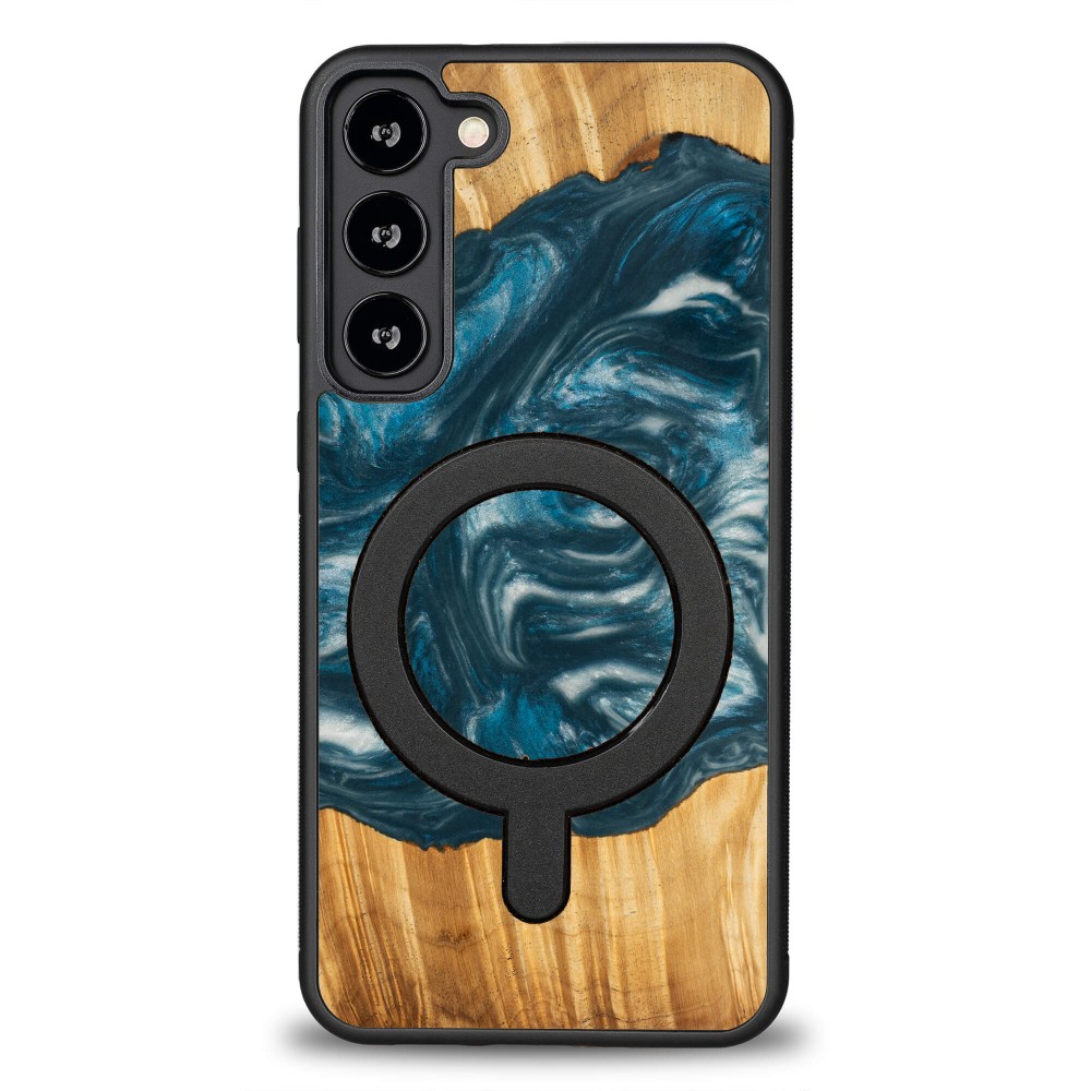 Etui Bewood Unique na Samsung Galaxy S23 Plus - 4 Żywioły - Powietrze z MagSafe