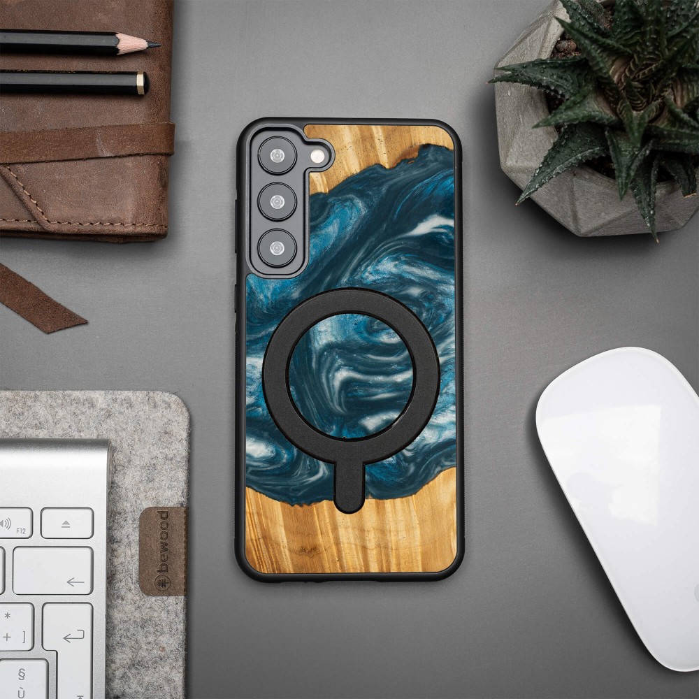 Bewood Resin Case - Samsung Galaxy S23 Plus - 4 Elements - Air - MagSafe