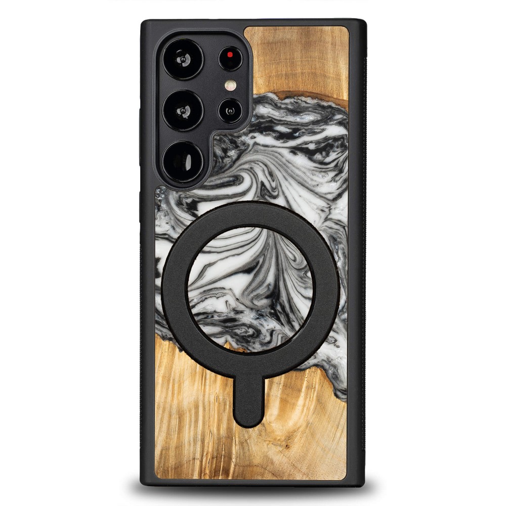 Etui Bewood Unique na Samsung Galaxy S23 Ultra - 4 Żywioły - Ziemia z MagSafe