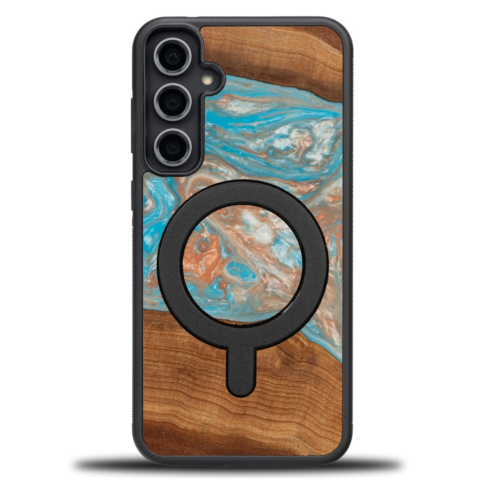 Bewood Resin Case - Samsung Galaxy S23 FE - Planets - Saturn - MagSafe