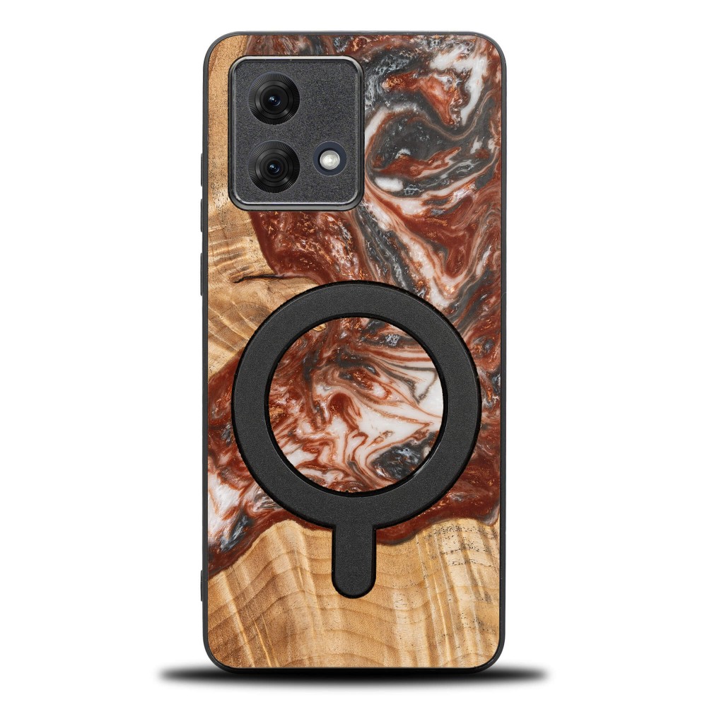 Etui Bewood Unique do Motorola G84 5G - Planets - Wenus z MagSafe