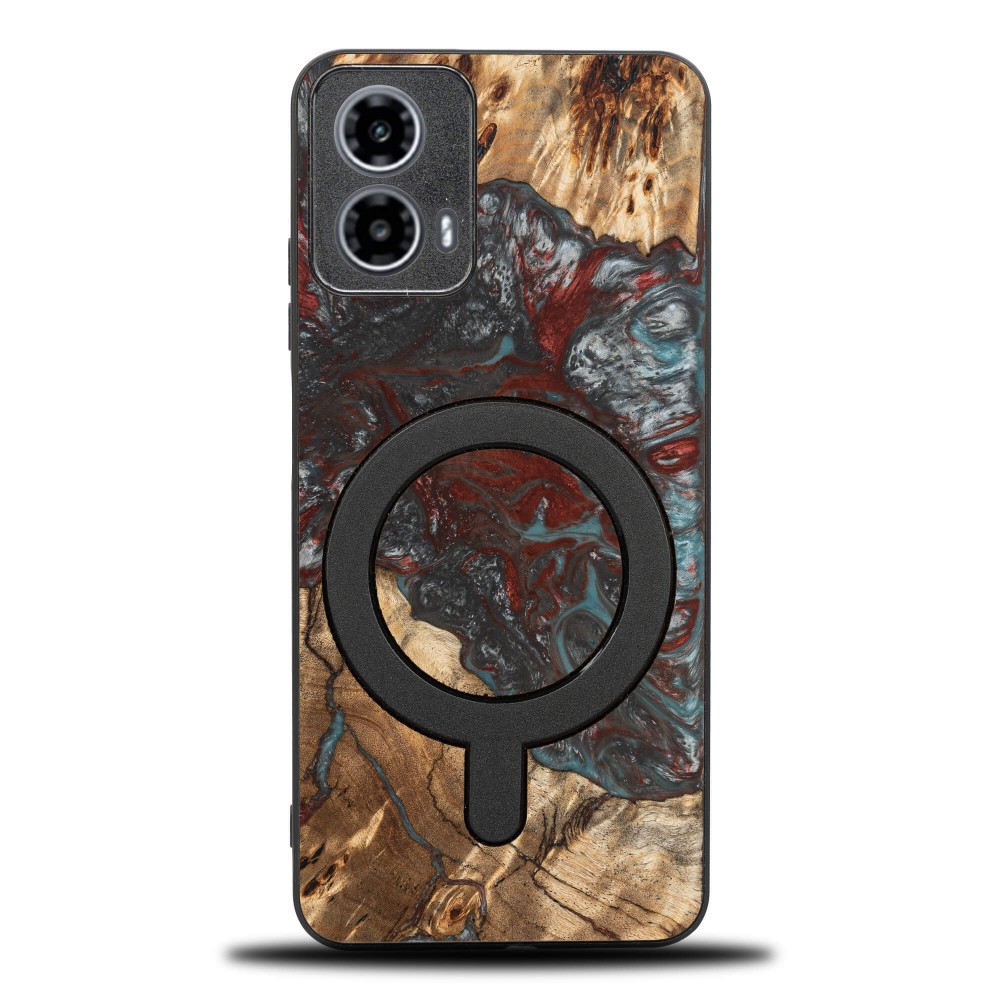 Etui Bewood Unique do Motorola G34 5G - Planets - Pluton z MagSafe (1)