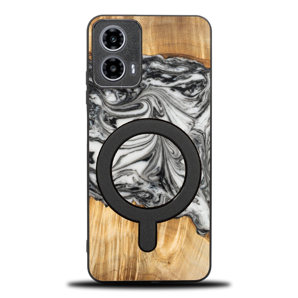 Bewood Resin Case for Motorola G34 5G - 4 Elements - Earth with MagSafe