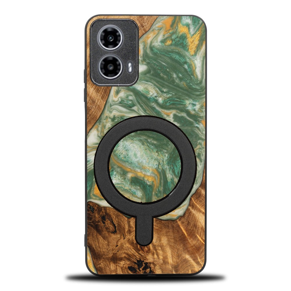 Bewood Resin Case for Motorola G34 5G - 4 Elements - Water with MagSafe