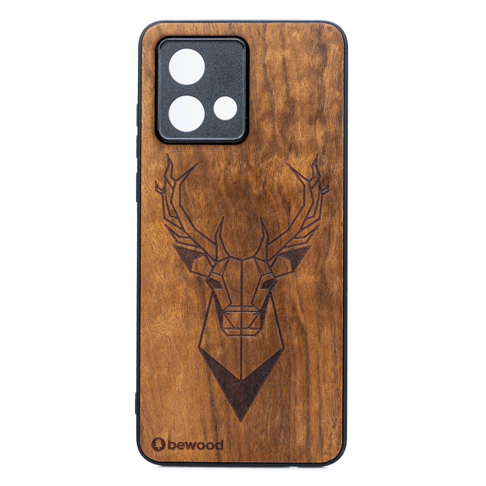 Motorola G84 5G Deer Imbuia Bewood Wood Case