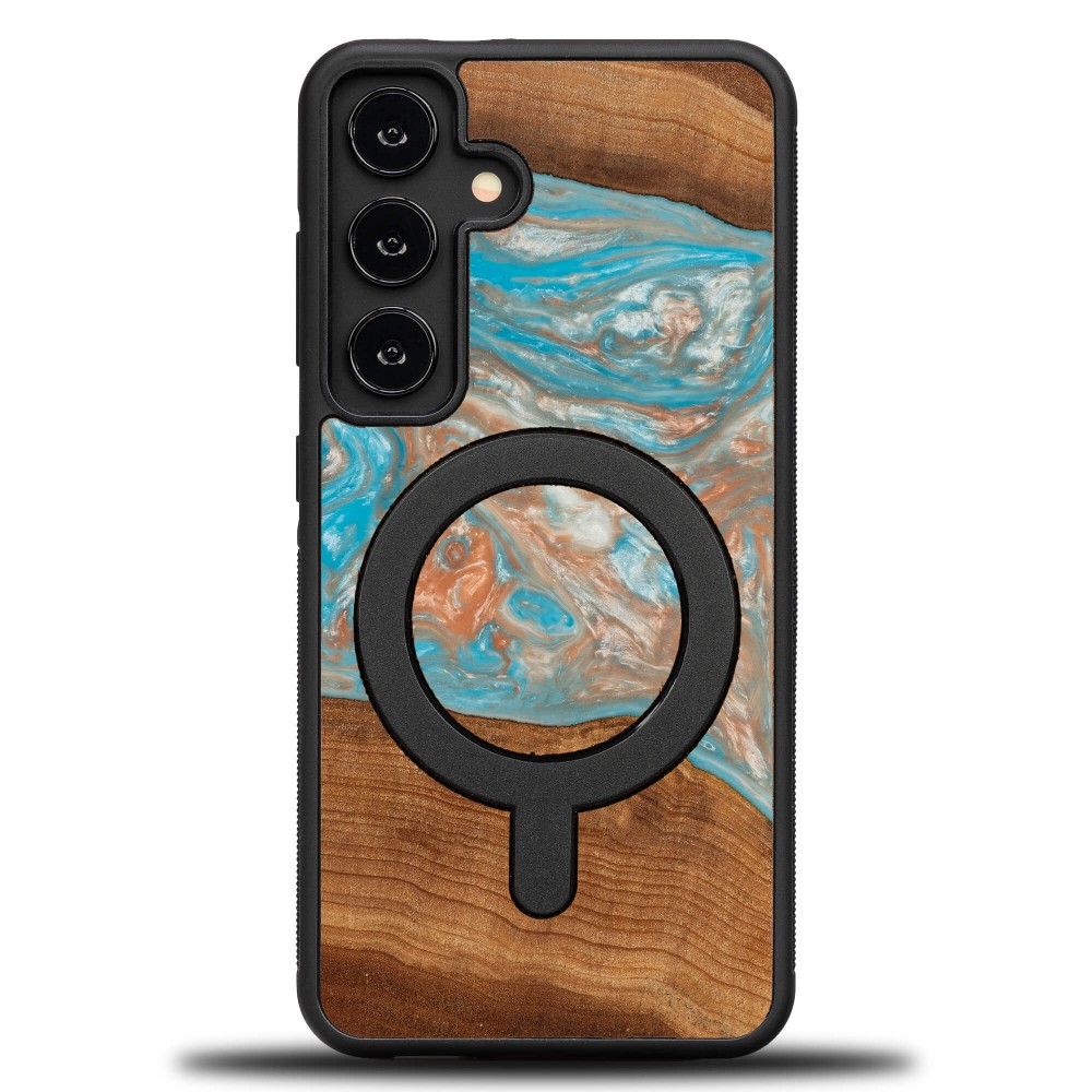 Etui Bewood Unique na Samsung Galaxy A55 5G - Planets - Saturn z MagSafe (1)