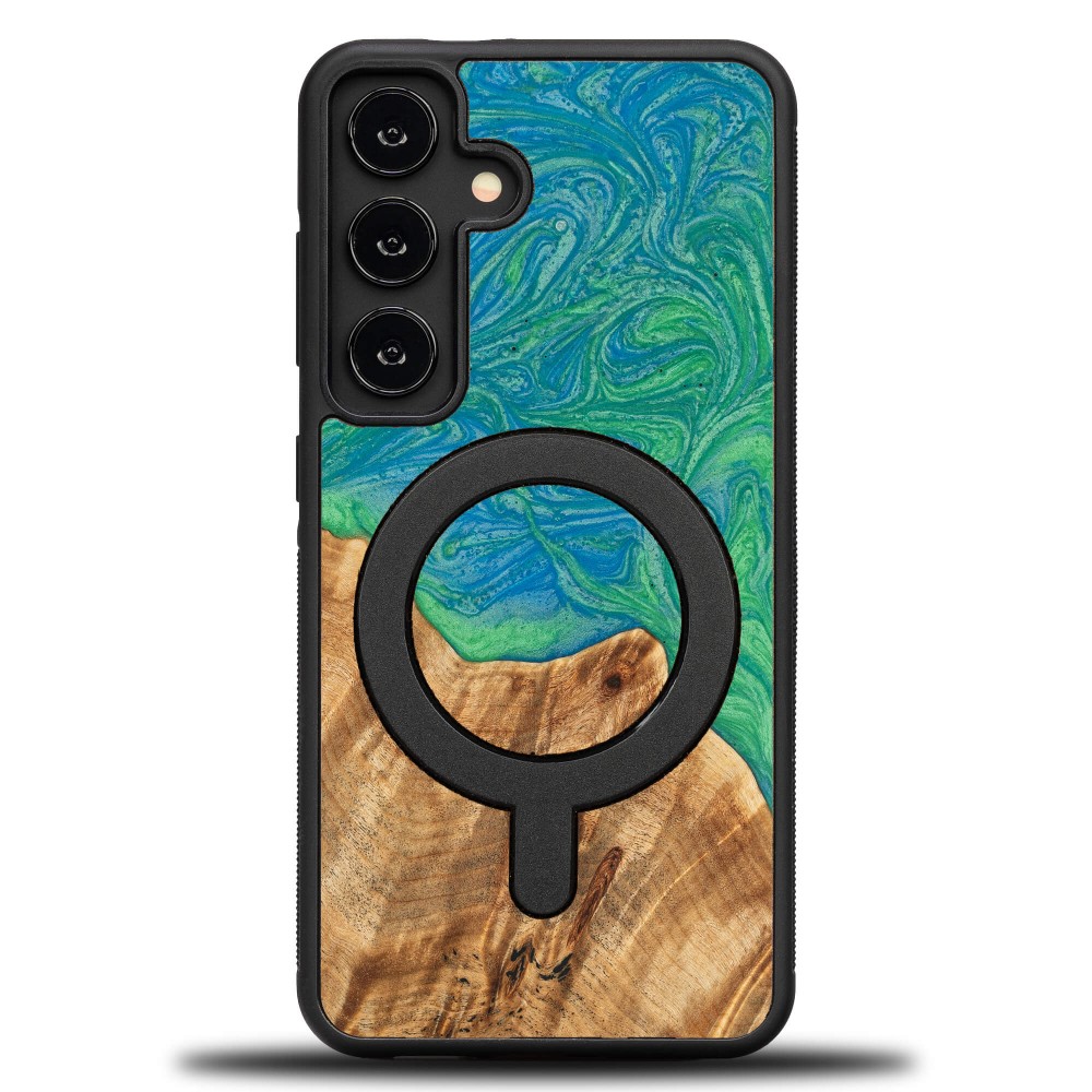 Bewood Resin Case - Samsung Galaxy A55 5G - Neons - Tokyo - MagSafe