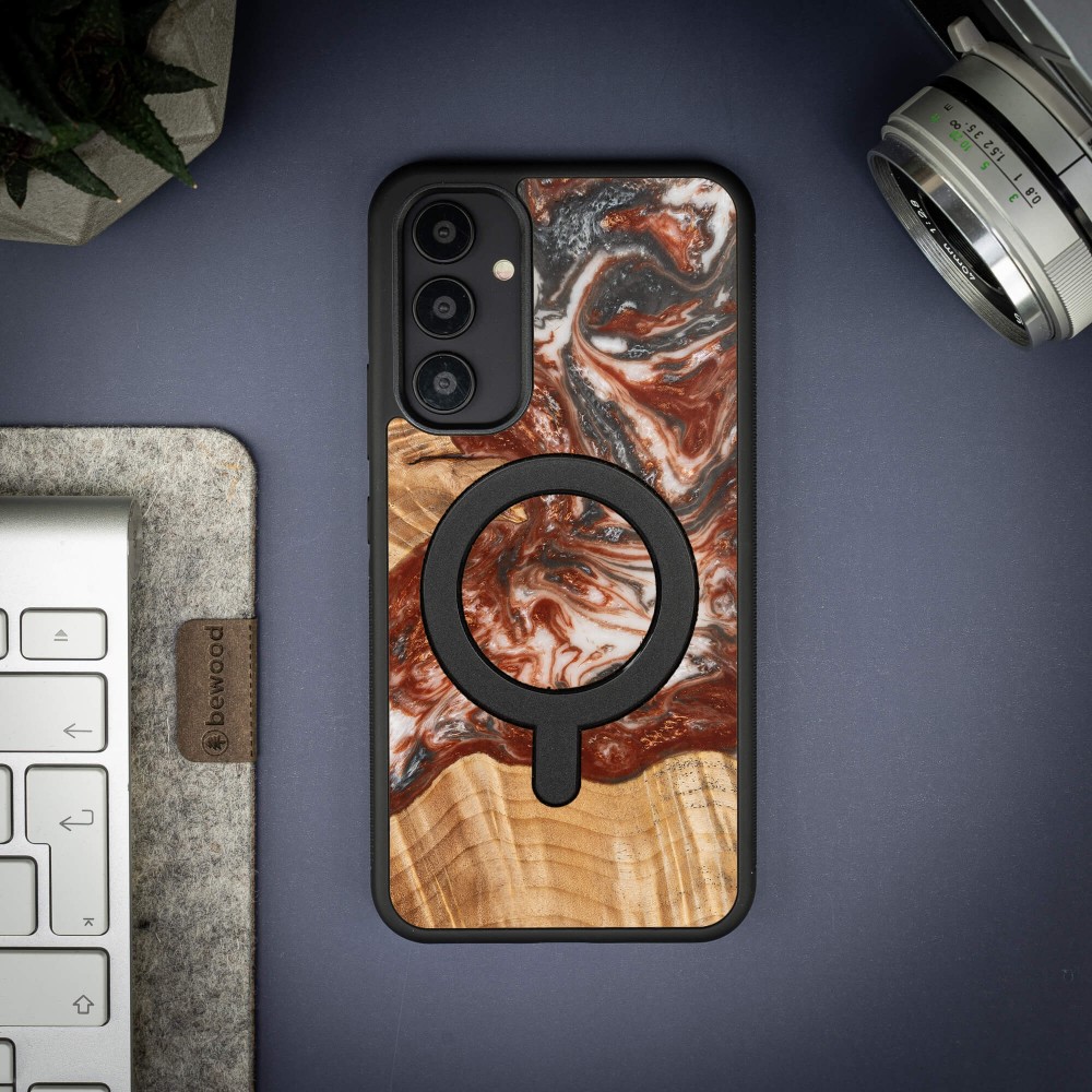 Etui Bewood Unique na Samsung Galaxy A54 5G - Planets - Wenus z MagSafe (3)