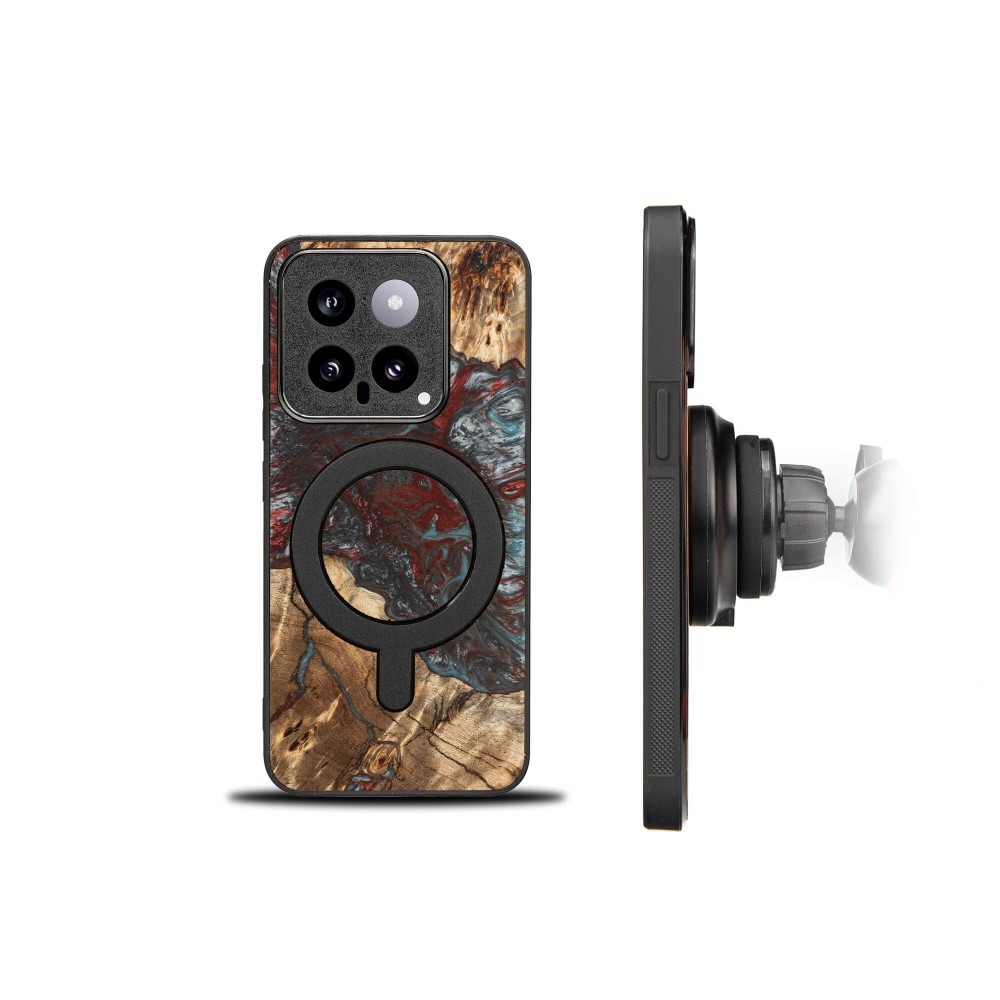 Etui Bewood Unique na Xiaomi 14 Pro - Planets - Pluton z MagSafe (2)