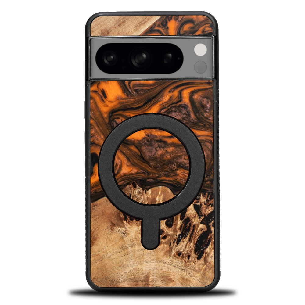 Bewood Resin Case - Google Pixel 8 Pro - Orange - MagSafe