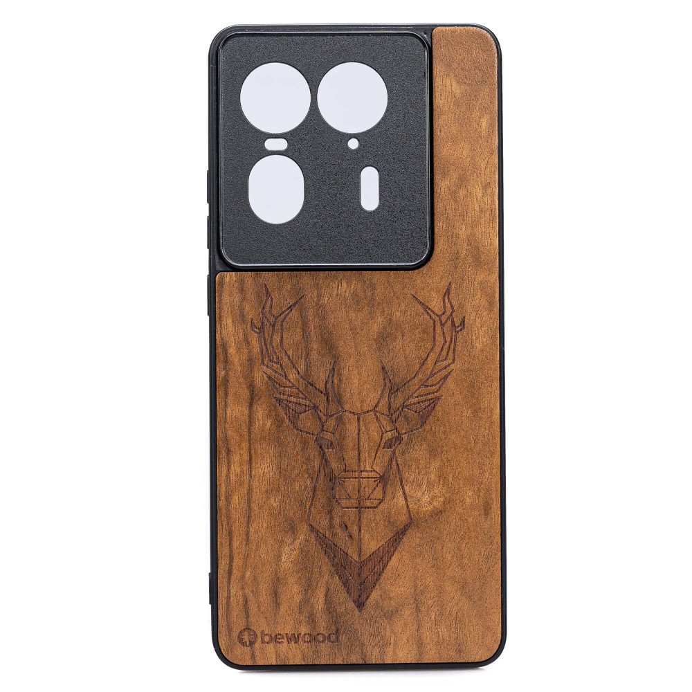 Drewniane Etui Bewood do Motorola Edge 50 Ultra JELEŃ IMBUIA