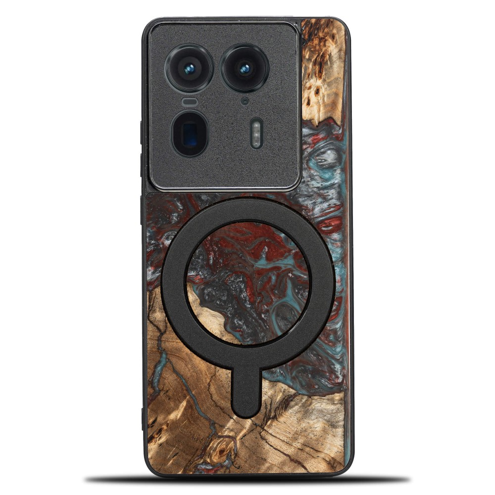 Etui Bewood Unique do Motorola Edge 50 Ultra - Planets - Pluton z MagSafe (1)