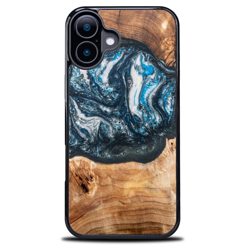 Bewood Resin Case for Apple iPhone 16 - Planets - Earth