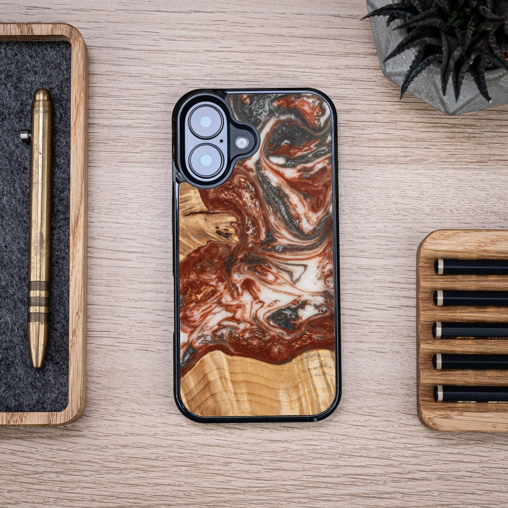 Bewood Resin Case for Apple iPhone 16 - Planets - Venus