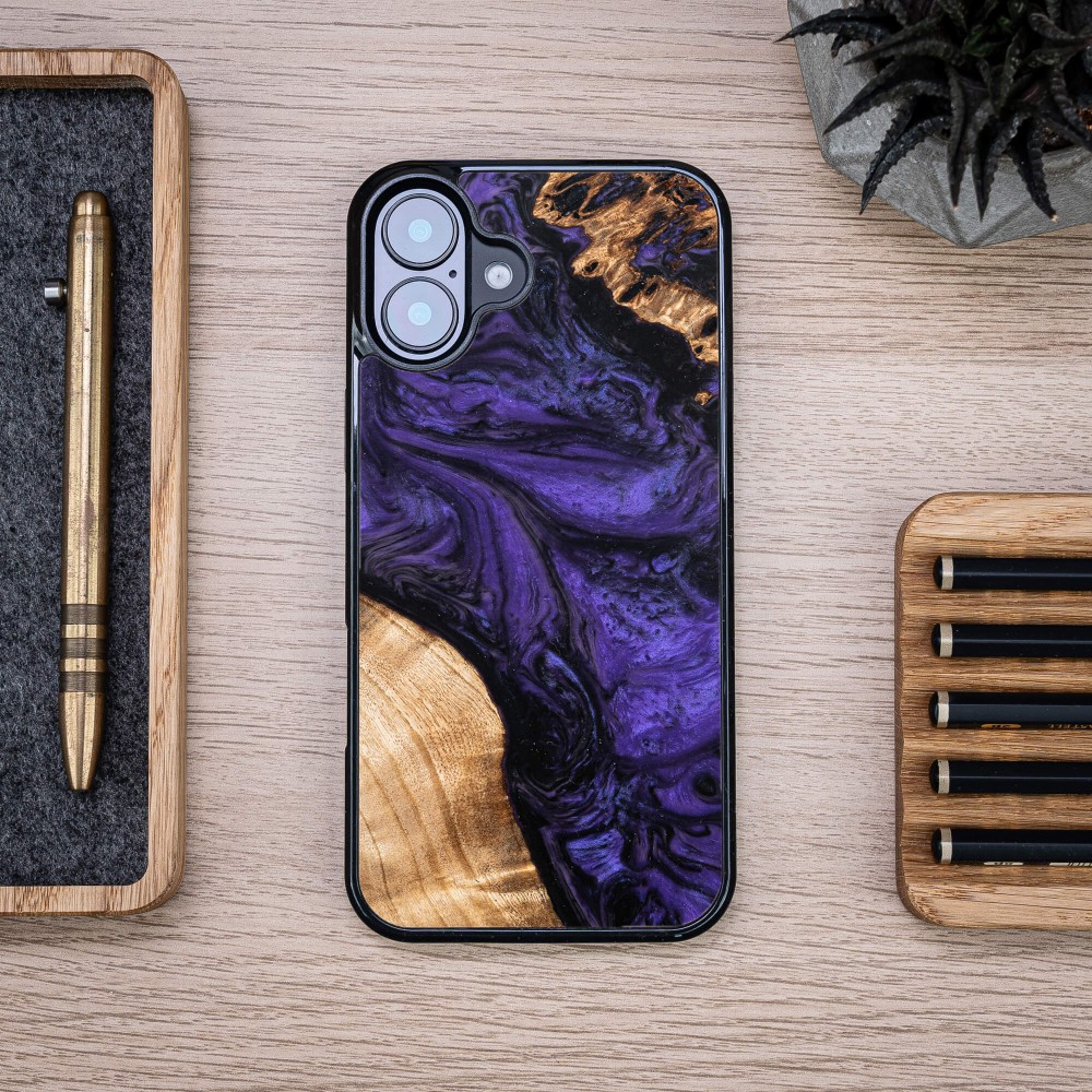 Etui Bewood Unique do iPhone 16 Plus - Violet