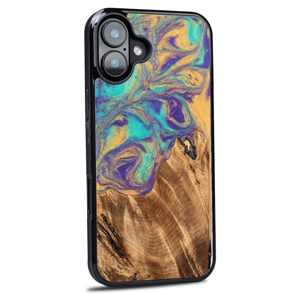 Etui Bewood Unique do iPhone 16 Plus - Planets - Merkury (2)