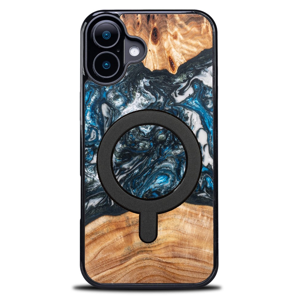 Etui Bewood Unique do iPhone 16 Plus - Planets - Ziemia z MagSafe (1)