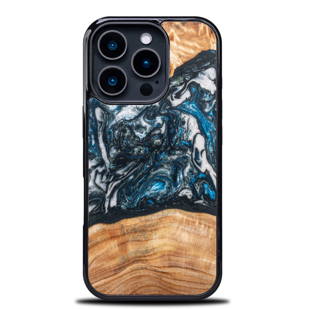 Bewood Resin Case for Apple iPhone 16 Pro - Planets - Earth