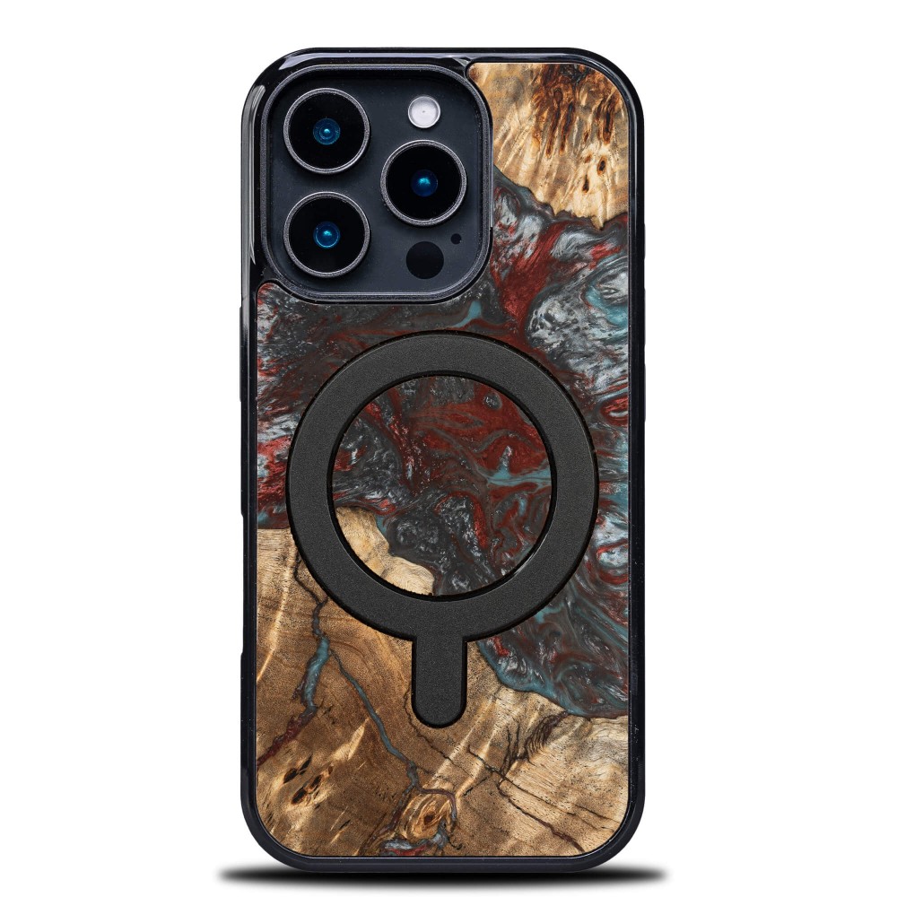 Bewood Resin Case for Apple iPhone 16 Pro - Planets - Pluto with MagSafe