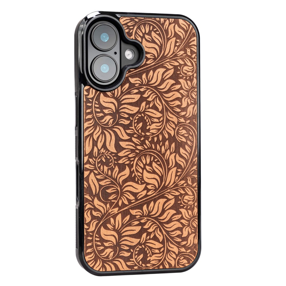 Apple iPhone 16 Leafs Apple Tree Bewood Wood Case