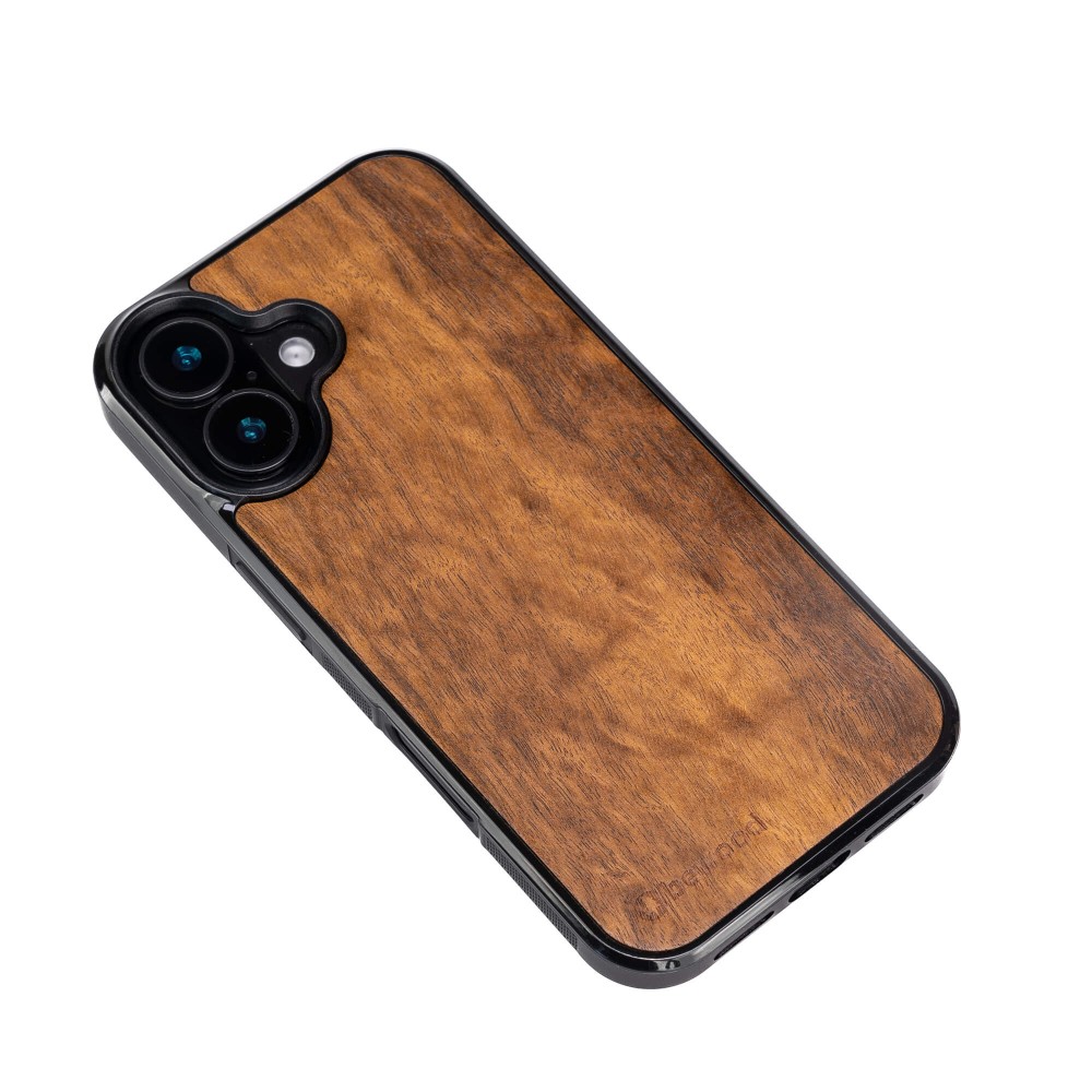 Drewniane Etui Bewood do iPhone 16 IMBUIA