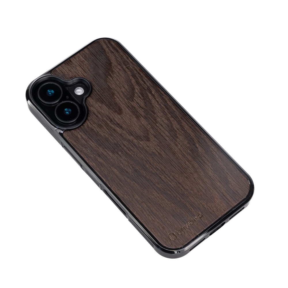 Drewniane Etui Bewood do iPhone 16 DĄB WĘDZONY