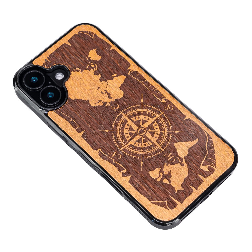 Apple iPhone 16 Plus Compass Merbau Bewood Wood Case