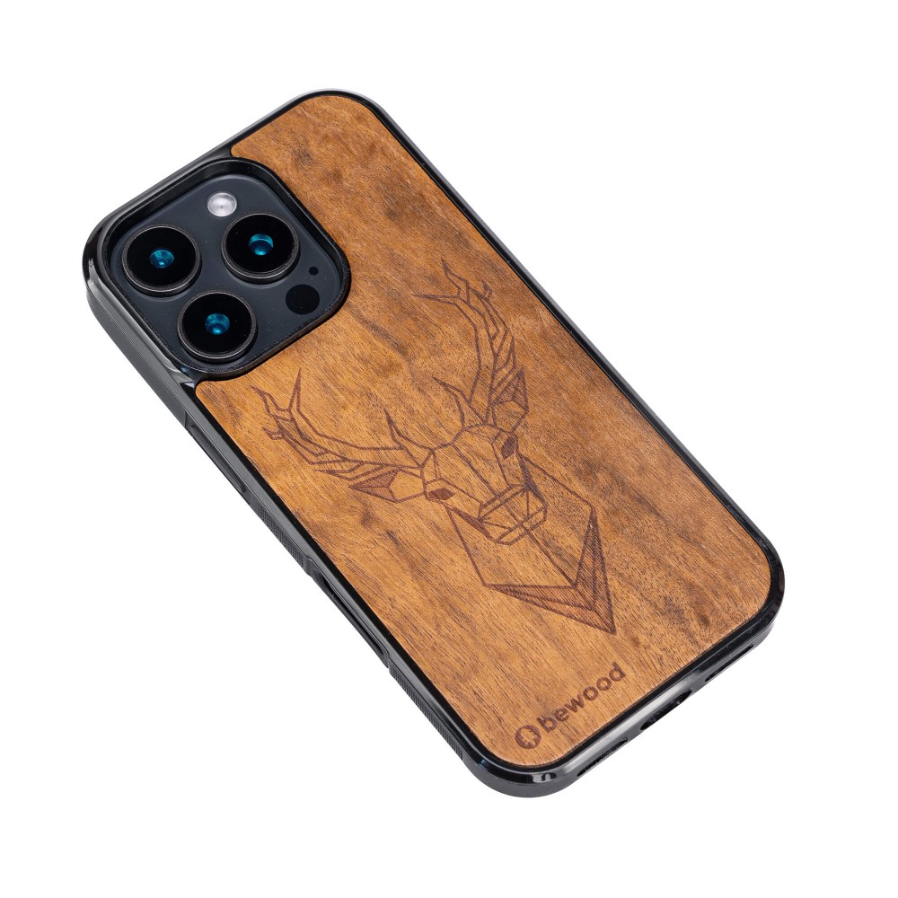 Apple iPhone 16 Deer Imbuia Bewood Wood Case