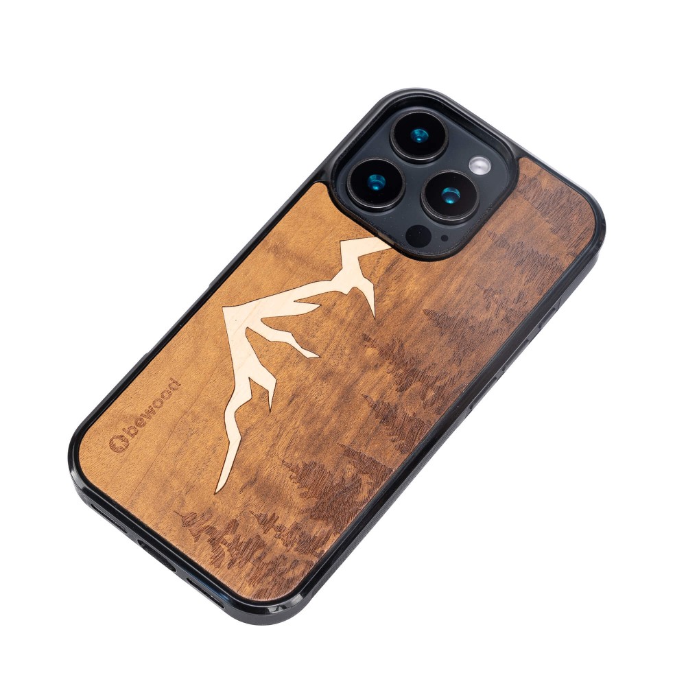 Drewniane Etui Bewood do iPhone 16 Pro GÓRY IMBUIA