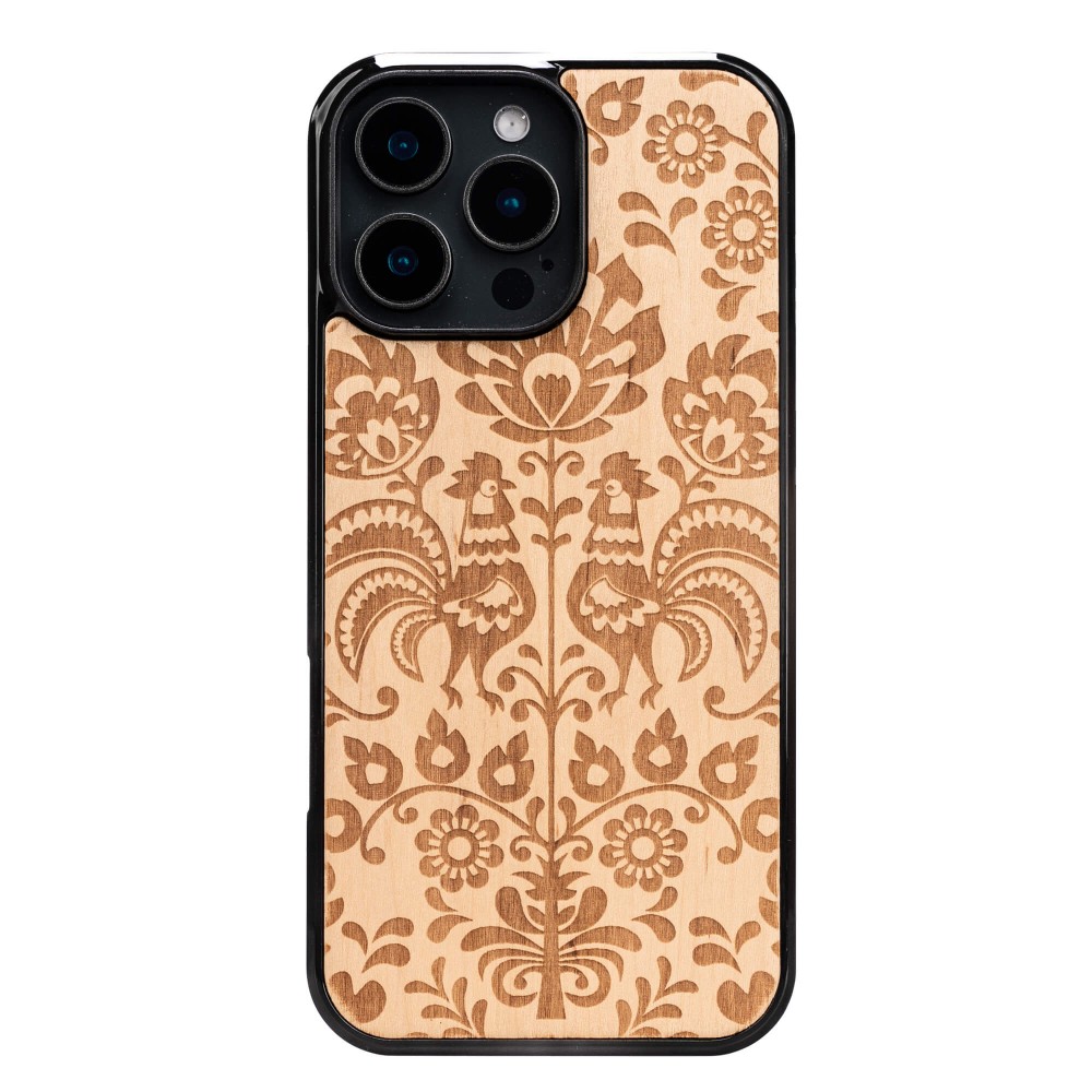 Apple iPhone 16 Pro Max Polski Folk Anigre Bewood Wood Case