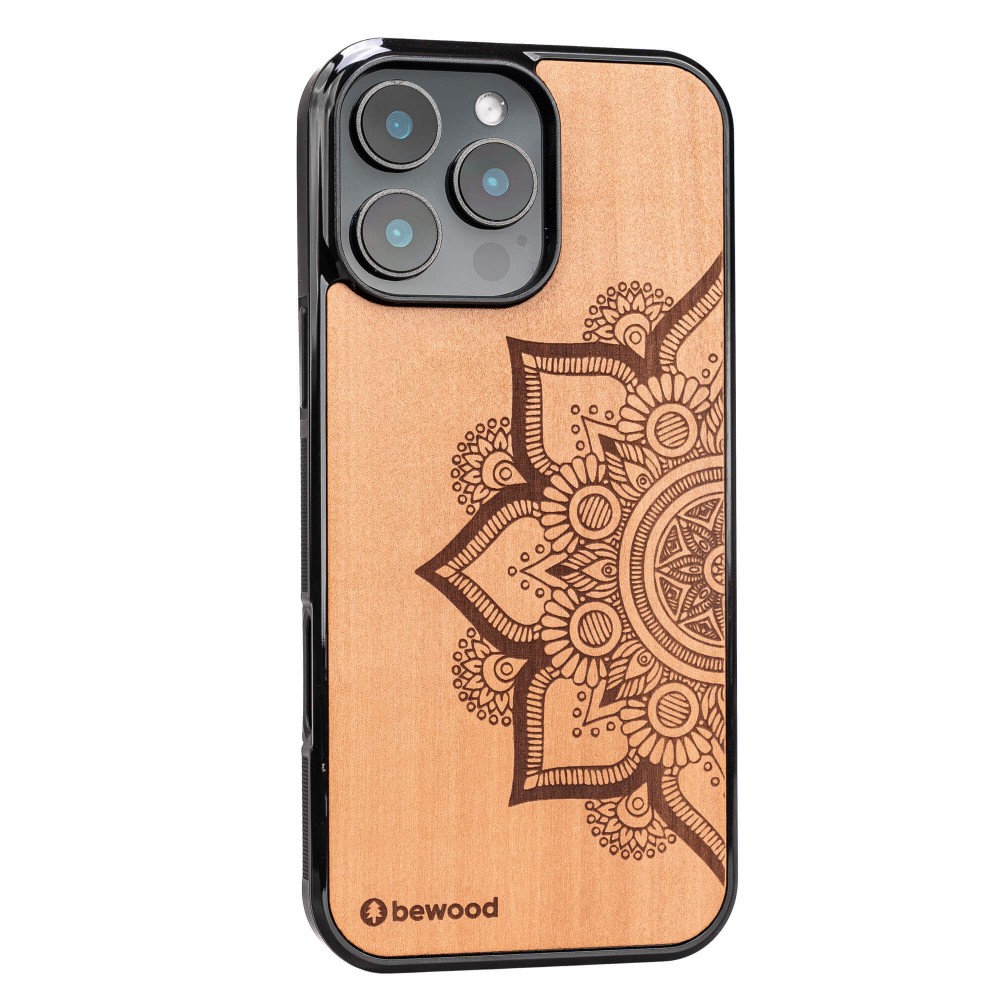 Apple iPhone 16 Pro Max Mandala Apple Tree Bewood Wood Case