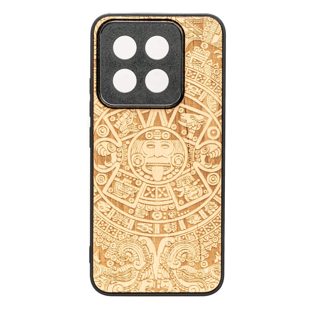 Xiaomi 14T Pro Aztec Calendar Anigre Bewood Wood Case