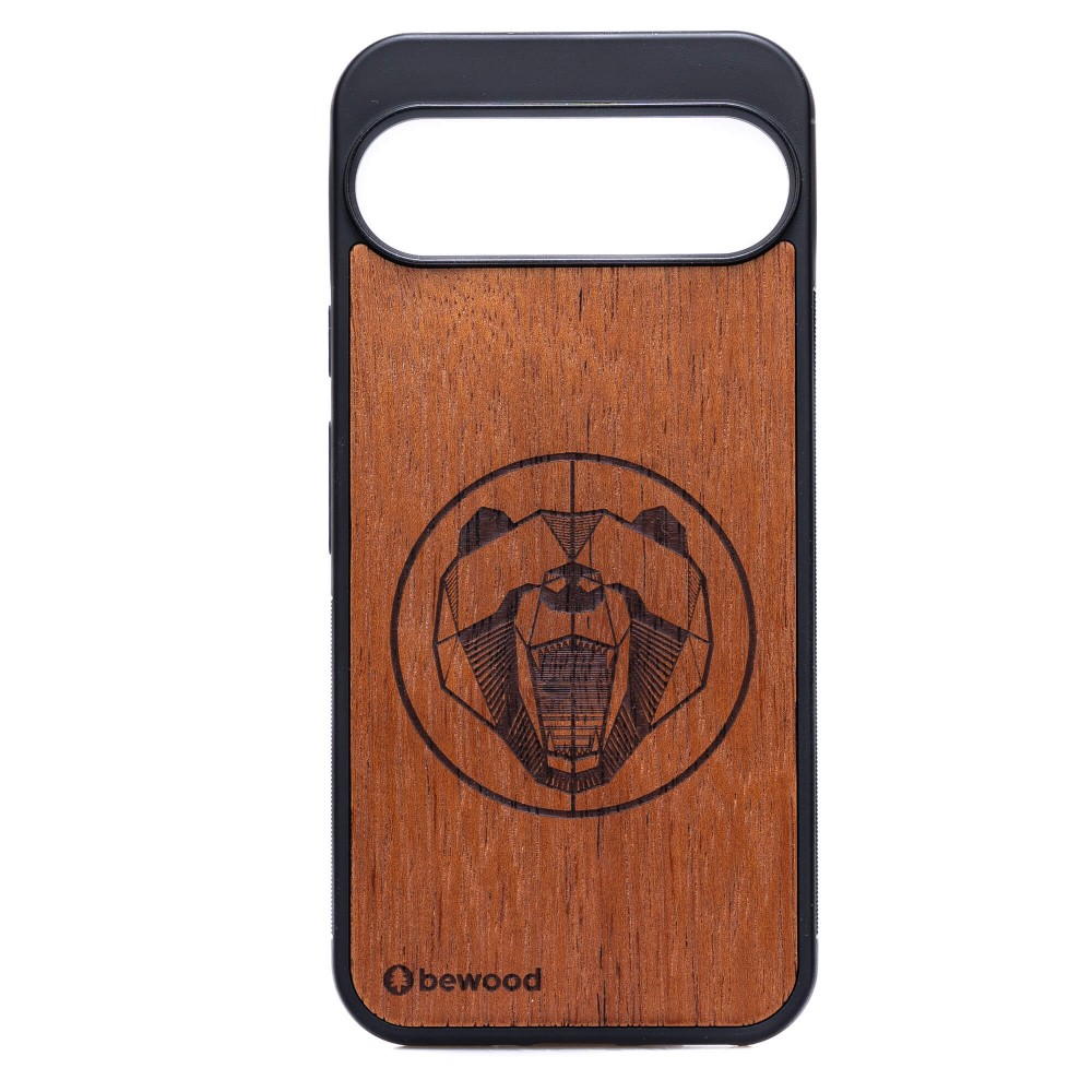 Google Pixel 9 XL Bear Merbau Bewood Wood Case