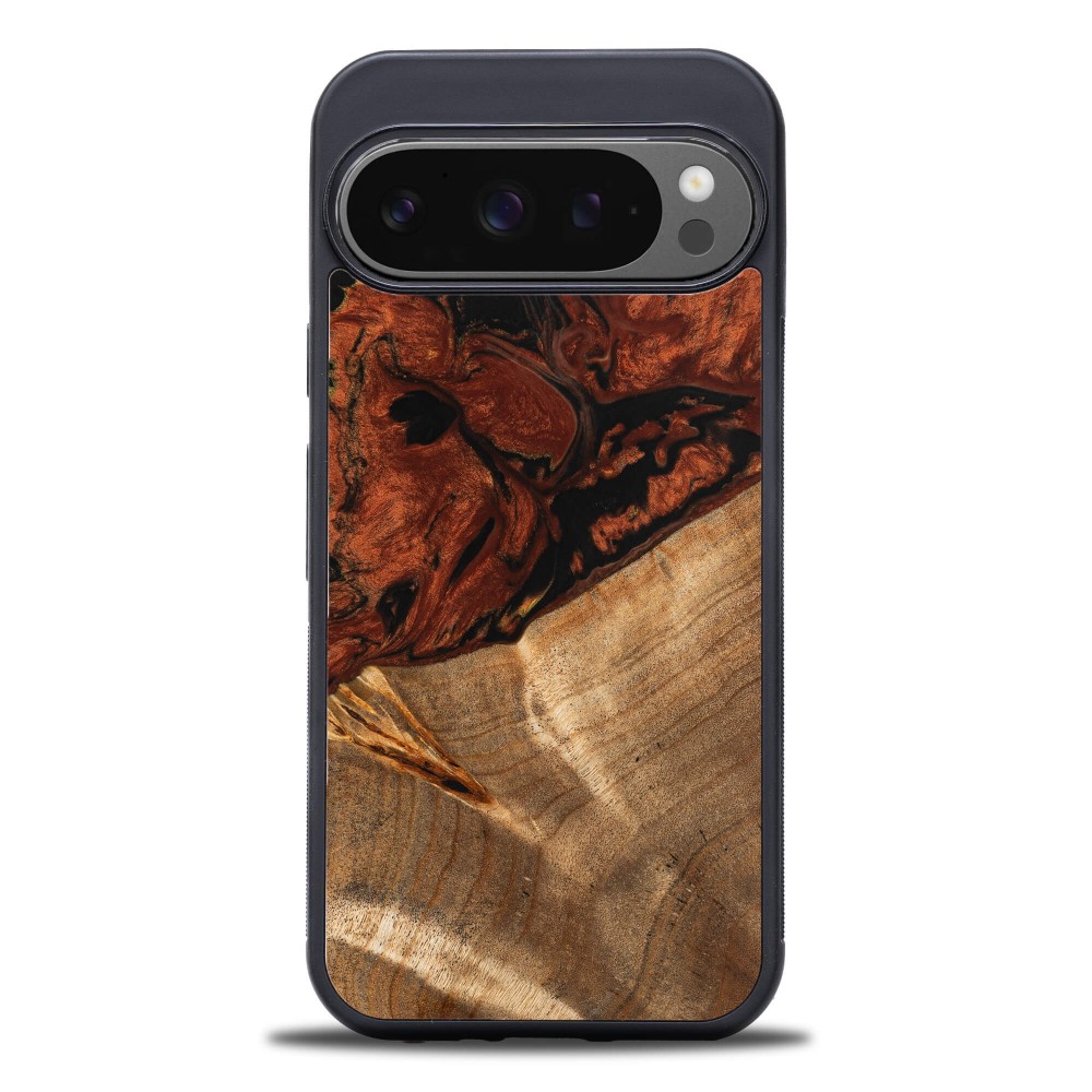 Bewood Resin Case for Google Pixel 9/9 Pro - 4 Elements - Fire