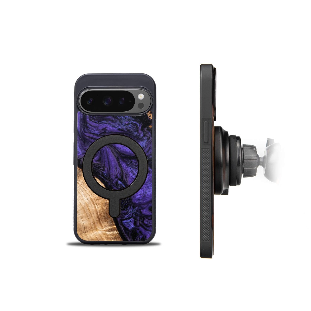 Bewood Resin Case for Google Pixel 9/9 Pro - Violet with MagSafe