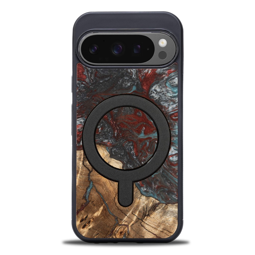 Bewood Resin Case for Google Pixel 9/9 Pro - Planets - Pluto with MagSafe