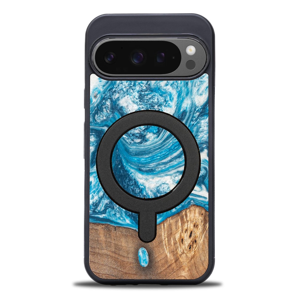 Bewood Resin Case for Google Pixel 9 XL - Planets - Uranus with MagSafe